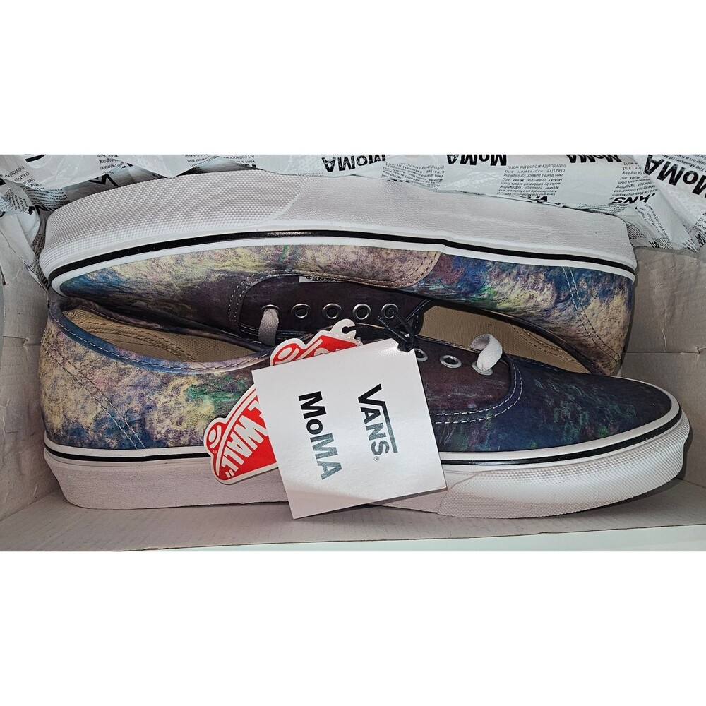 Vans x MoMA Monet Modern Art Shoes Sz Men's 11 VN0A2Z5I18H 12.5W Water Lilies